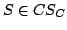 $S\in CS_{C}$