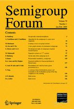 Semigroup Forum