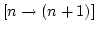 $[n\rightarrow (n+1)]$