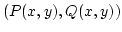 $(P(x,y),Q(x,y))$